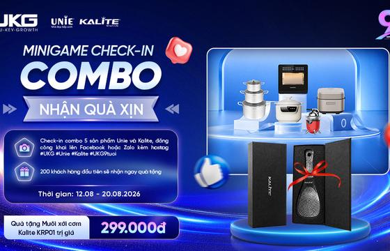 BÙNG NỔ THÁNG SINH NHẬT: UKG PHÁT ĐỘNG MINIGAME “CHECK-IN COMBO – NHẬN NGAY QUÀ XỊN”