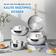 Bộ nồi chảo inox liền khối Kalite MultiPro KCS668, 8 món cán rời - Ảnh 1