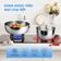 Bộ nồi chảo inox liền khối Kalite MultiPro KCS668, 8 món cán rời - Ảnh 7