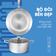 Bộ nồi chảo inox KALITE ECO Dual, inox 304, 3 lớp bắt từ tốt - Ảnh 8