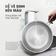 Chảo rán inox liền khối KALITE ECO26, inox 304, đáy 3 lớp, bắt từ tốt - Ảnh 5