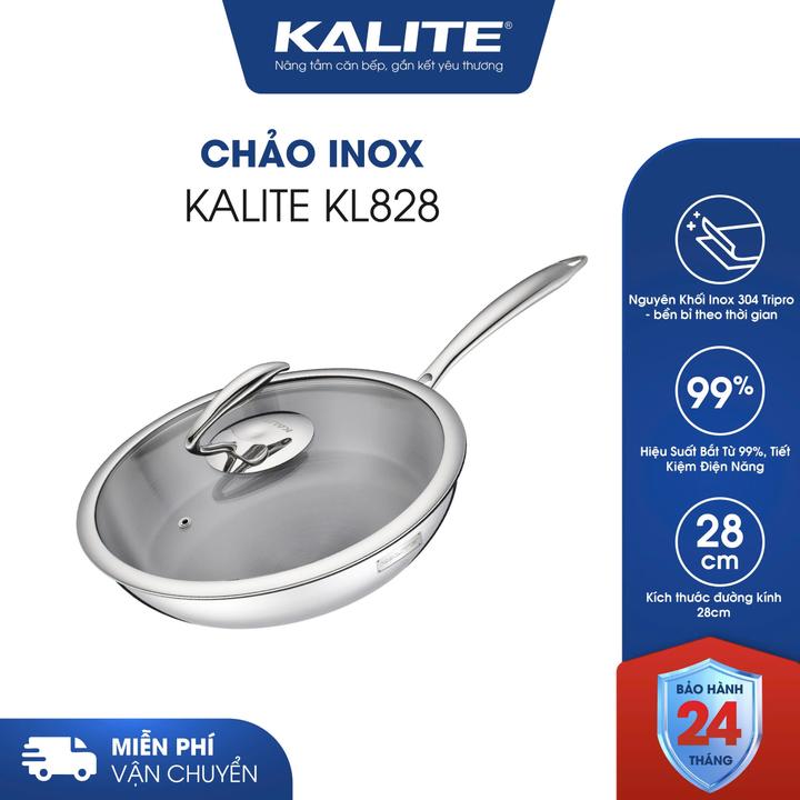 Chảo Nguyên Khối Inox 304 Tripro Kalite KL828 Bền Đẹp