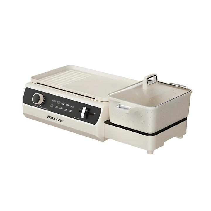 Nồi lẩu nướng 2in1 KALITE KLG555, CS 2200W, chống dính ceramic
