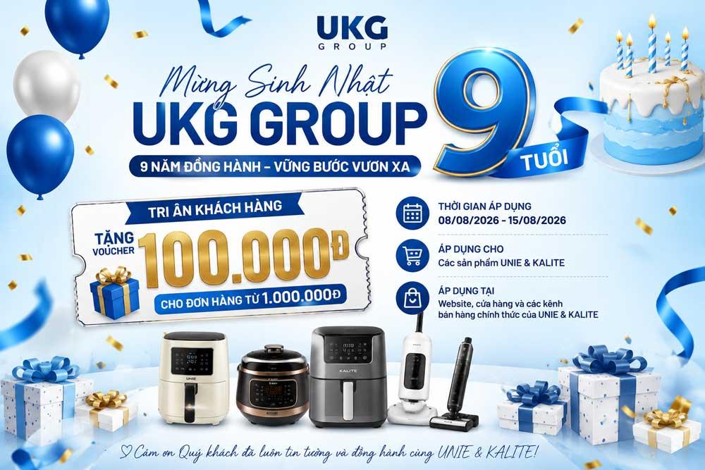 MỪNG SINH NHẬT UKG GROUP – TRI ÂN KHÁCH HÀNG