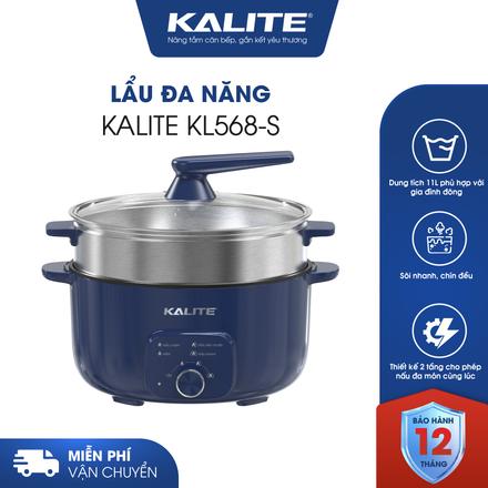 Nồi lẩu hấp KALITE KL568-S đa năng 2 tầng dung tích 11L