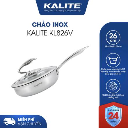 Chảo inox nguyên khối TRIPRO KALITE KL826V chống dính tự thân
