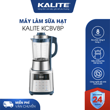 Máy làm sữa hạt KALITE KCBV8P bền bỉ chống trào đa năng 8in1