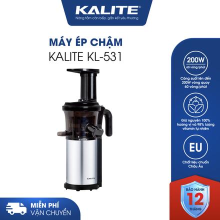 Máy ép chậm KALITE KL-531. nhỏ gọn, êm ái, bền bỉ
